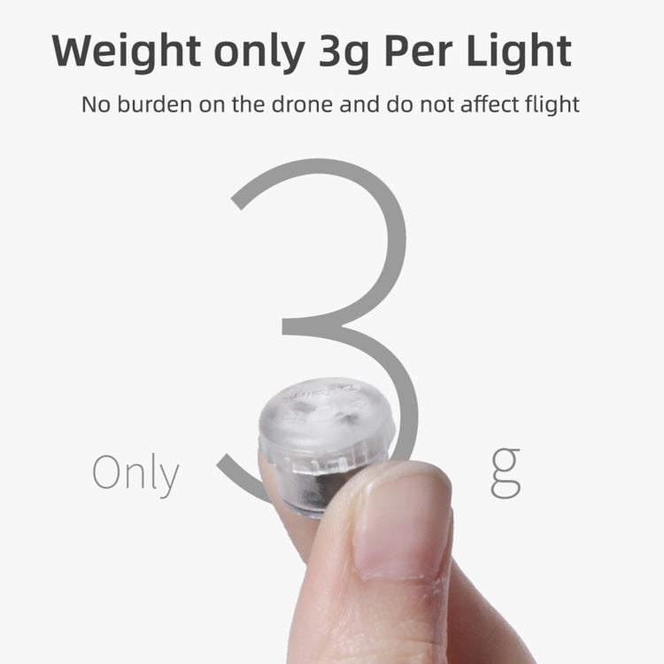 Sunnylife 2-Green + 2-Red Night Strobe LED Light Indicator Light for DJI Mavic 2 / Mini / Mavic Air 2 / FPV - Others by Sunnylife | Online Shopping South Africa | PMC TechLife | Buy Now Pay Later Mobicred