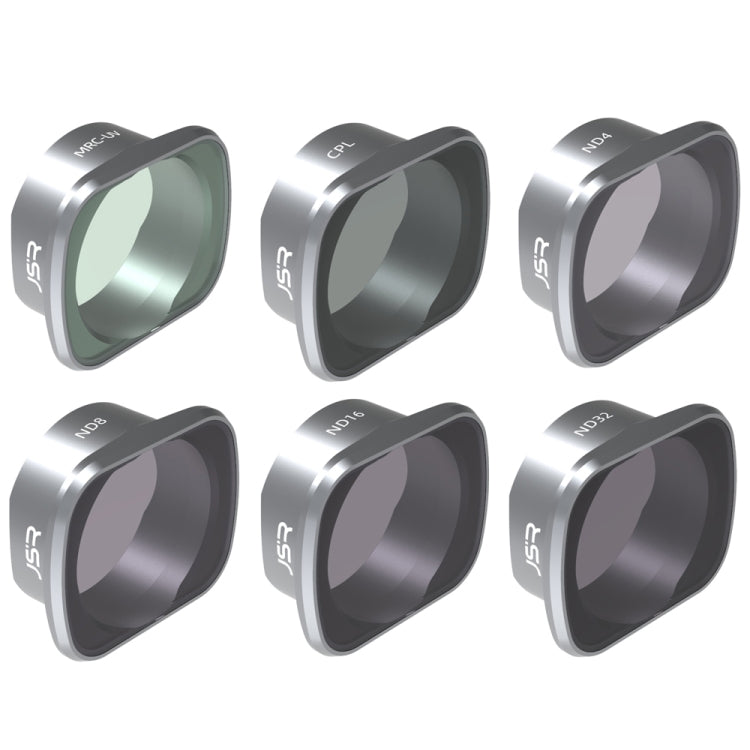 JSR KS 6 in 1 ND4+ND8+ND16+ND32+MCUV+CPL Lens Filter for DJI FPV, Aluminum Alloy Frame - free shipping - PMC TechLife - Order now!