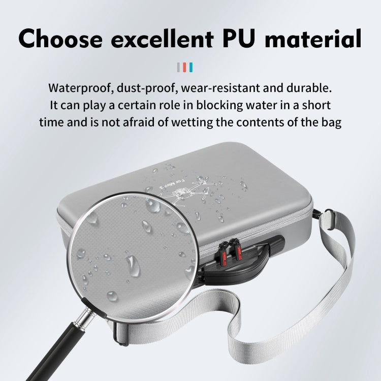 For DJI Mini 3 / RC with Screen STARTRC Shoulder Storage Bag Handbag (Grey) - Carry Cases & Bags by STARTRC | Online Shopping South Africa | PMC TechLife | Buy Now Pay Later Mobicred