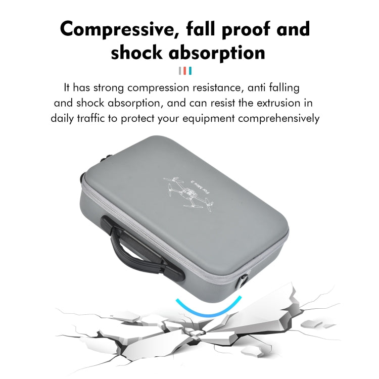 For DJI Mini 3 / RC with Screen STARTRC Shoulder Storage Bag Handbag (Grey) - Carry Cases & Bags by STARTRC | Online Shopping South Africa | PMC TechLife | Buy Now Pay Later Mobicred