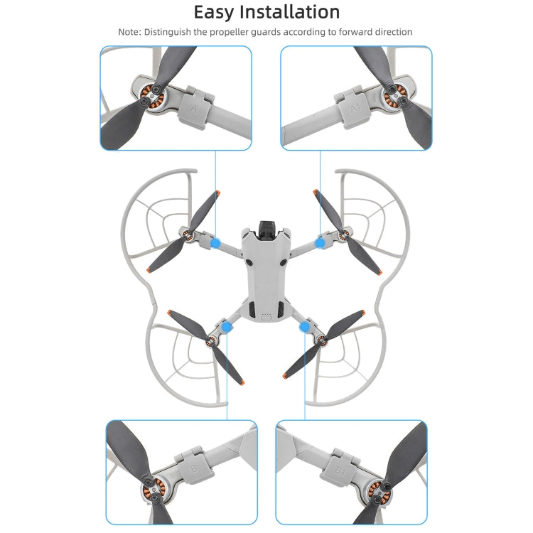 For DJI Mini 4 Pro Sunnylife N4P-KC712 Drone Propeller Protective Guard Anti-collision Ring (Grey) - Other by Sunnylife | Online Shopping South Africa | PMC TechLife | Buy Now Pay Later Mobicred