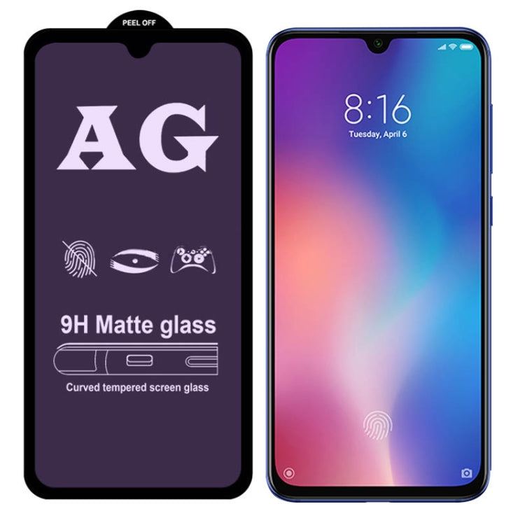 25 PCS AG Matte Anti Blue Light Full Cover Tempered Glass For Xiaomi Mi 9 -  by PMC TechLife | Online Shopping South Africa | PMC TechLife