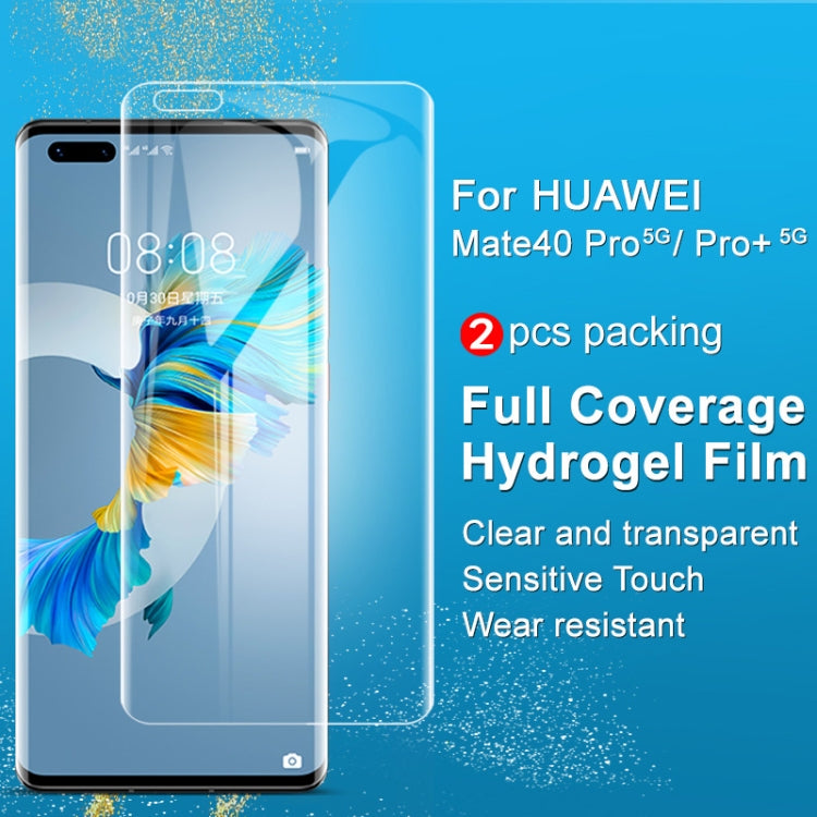 For Huawei Mate 40 Pro 5G 2 PCS IMAK Hydrogel Film III Full Coverage Screen Protector - For Huawei by imak | Online Shopping South Africa | PMC TechLife | Buy Now Pay Later Mobicred