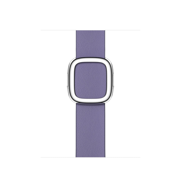 Modern Style Leather Watch Band For Apple Watch 49mm / 46mm / 45mm / 44mm / 42mm(Purple) - Watch Bands by PMC TechLife | Online Shopping South Africa | PMC TechLife | Buy Now Pay Later Mobicred