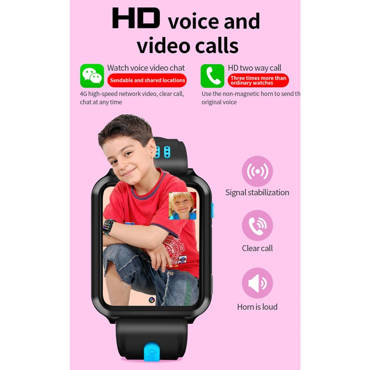 H1 1.54 inch Full-fit Screen Dual Cameras Smart Phone Watch, Support SIM Card / GPS Tracking / Real-time Trajectory / Temperature Monitoring(Silver Pink) - Smart Watches by PMC TechLife | Online Shopping South Africa | PMC TechLife | Buy Now Pay Later Mobicred