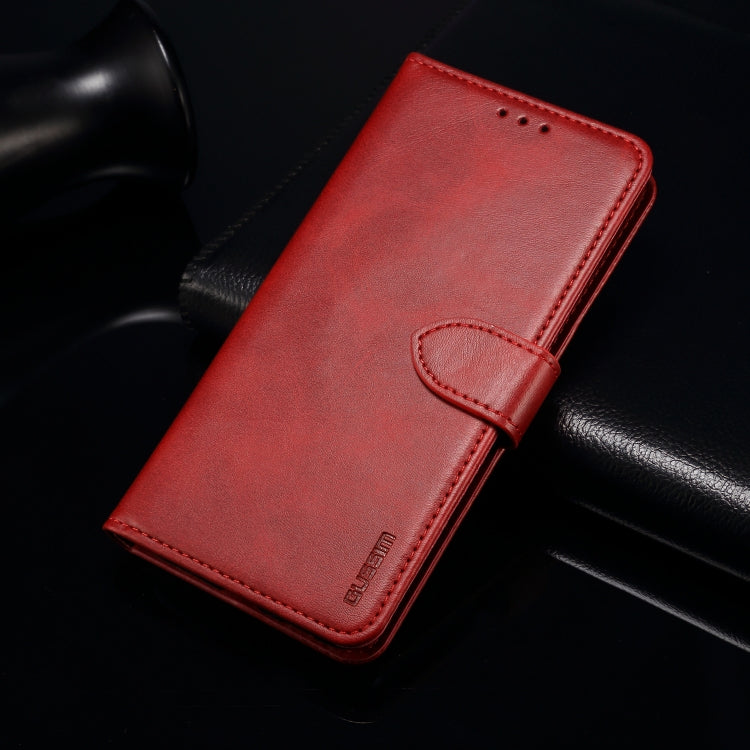 For Huawei P smart 2021 GUSSIM Business Style Horizontal Flip Leather Case with Holder & Card Slots & Wallet(Red) - Huawei Cases by GUSSIM | Online Shopping South Africa | PMC TechLife | Buy Now Pay Later Mobicred