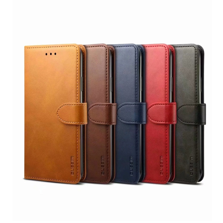 For Huawei P smart 2021 GUSSIM Business Style Horizontal Flip Leather Case with Holder & Card Slots & Wallet(Red) - Huawei Cases by GUSSIM | Online Shopping South Africa | PMC TechLife | Buy Now Pay Later Mobicred