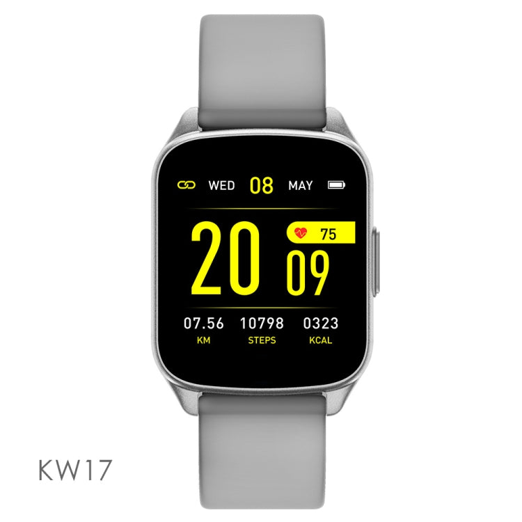 Lokmat KW17 1.3 inch TFT Screen IP68 Waterproof Smart Watch, Support Sleep Monitor / Heart Rate Monitor / Blood Pressure Monitor(Grey) - free shipping - PMC TechLife - Order now!
