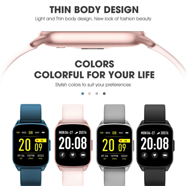 Lokmat KW17 1.3 inch TFT Screen IP68 Waterproof Smart Watch, Support Sleep Monitor / Heart Rate Monitor / Blood Pressure Monitor(Grey) - free shipping - PMC TechLife - Order now!