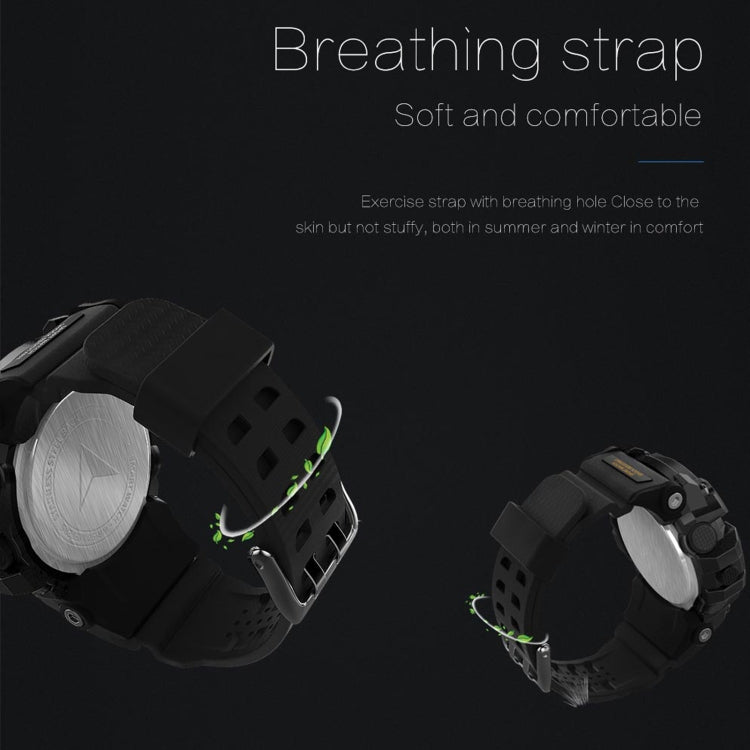 Lokmat MK16 LCD Screen 50m Waterproof Smart Watch, Support Information Reminder / Remote Camera / Walking Motion Monitor(Gold) - Smart Watches by Lokmat | Online Shopping South Africa | PMC TechLife | Buy Now Pay Later Mobicred