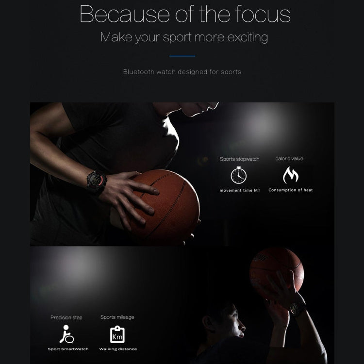 Lokmat MK16 LCD Screen 50m Waterproof Smart Watch, Support Information Reminder / Remote Camera / Walking Motion Monitor(Gold) - Smart Watches by Lokmat | Online Shopping South Africa | PMC TechLife | Buy Now Pay Later Mobicred