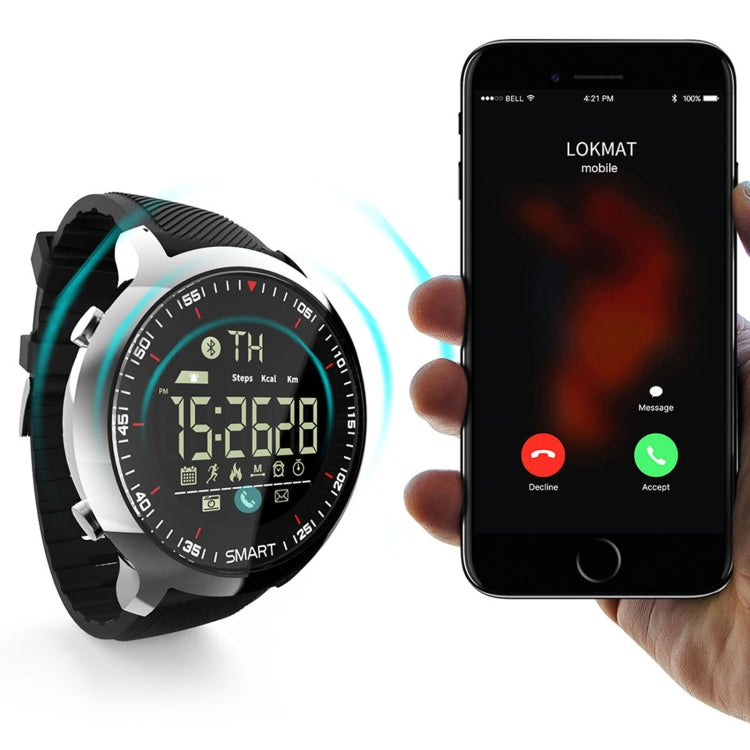 Lokmat MK18 1.1 inch Circle Screen IP68 Water-resistant Smart Watch, Support Information Reminder / Remote Camera / Walking Motion Monitor(Orange) - free shipping - PMC TechLife - Order now!