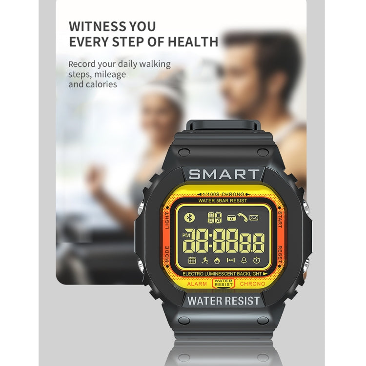 Lokmat MK22 1.21 inch FSTN LCD Screen 50m Waterproof Smart Watch, Support Information Reminder / Remote Camera / Sport Record(Orange) - free shipping - PMC TechLife - Order now!