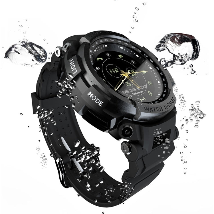 Lokmat MK28 1.4 inch FSTN Screen IP68 Waterproof Smart Watch, Support Information Reminder / Remote Camera / Sport Record(Black) - free shipping - PMC TechLife - Order now!