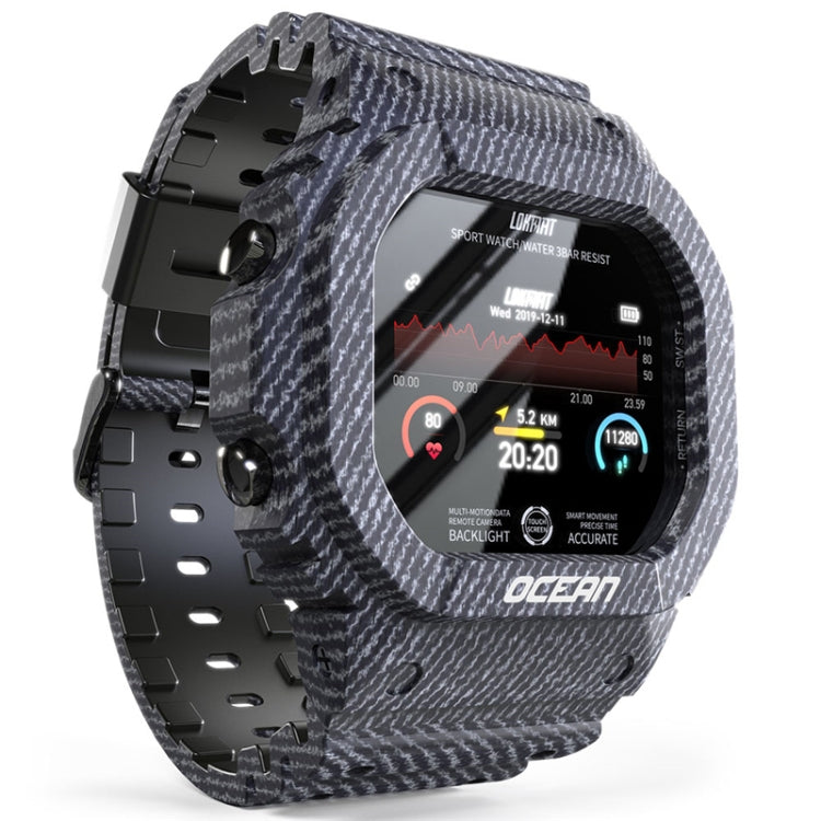 Lokmat OCEAN 1.14 inch TFT Touch Screen IP68 Waterproof Smart Watch, Support Information Reminder / Sleep Monitor / Sport Record(Denim Blue) - free shipping - PMC TechLife - Order now!