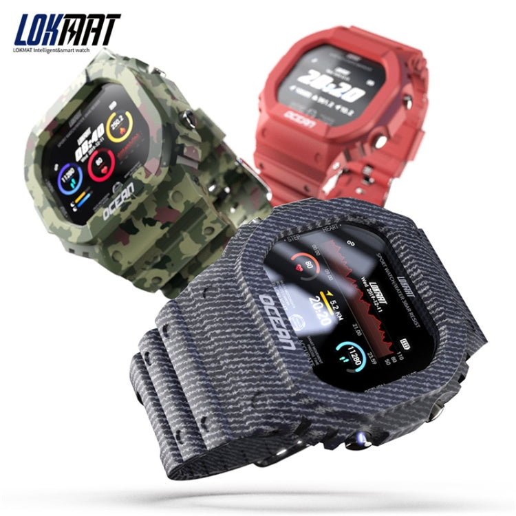 Lokmat OCEAN 1.14 inch TFT Touch Screen IP68 Waterproof Smart Watch, Support Information Reminder / Sleep Monitor / Sport Record(Denim Blue) - free shipping - PMC TechLife - Order now!