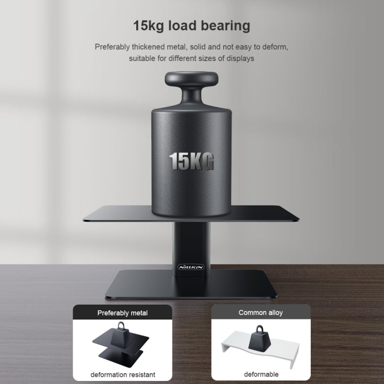 NILLKIN N6 Adjustable High Desk Laptop Monitor Stand Holder (Silver) - free shipping - PMC TechLife - Order now!