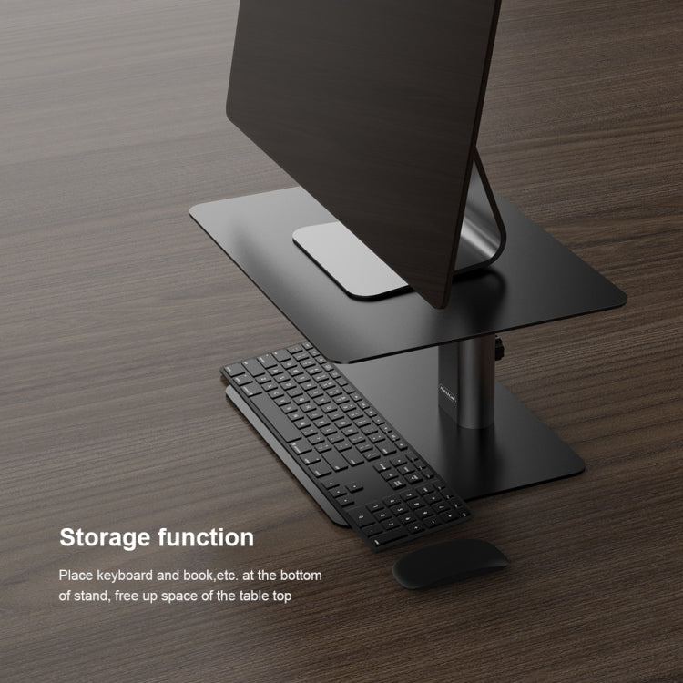 NILLKIN N6 Adjustable High Desk Laptop Monitor Stand Holder (Black) - free shipping - PMC TechLife - Order now!