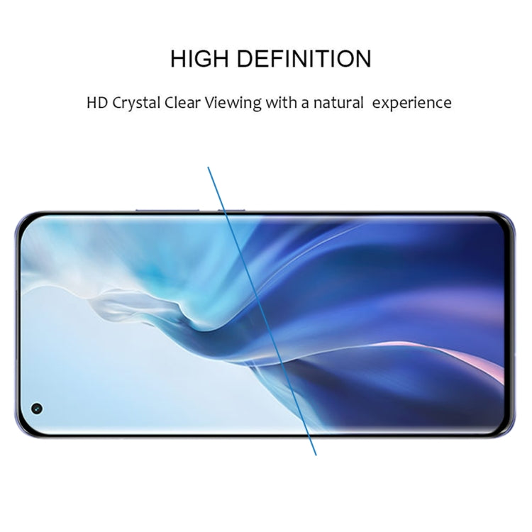 For Xiaomi Mi 11 / 11 Ultra (Full Glue) 9H HD 3D Curved Edge Tempered Glass Film(Black) - free shipping - PMC TechLife - Order now!