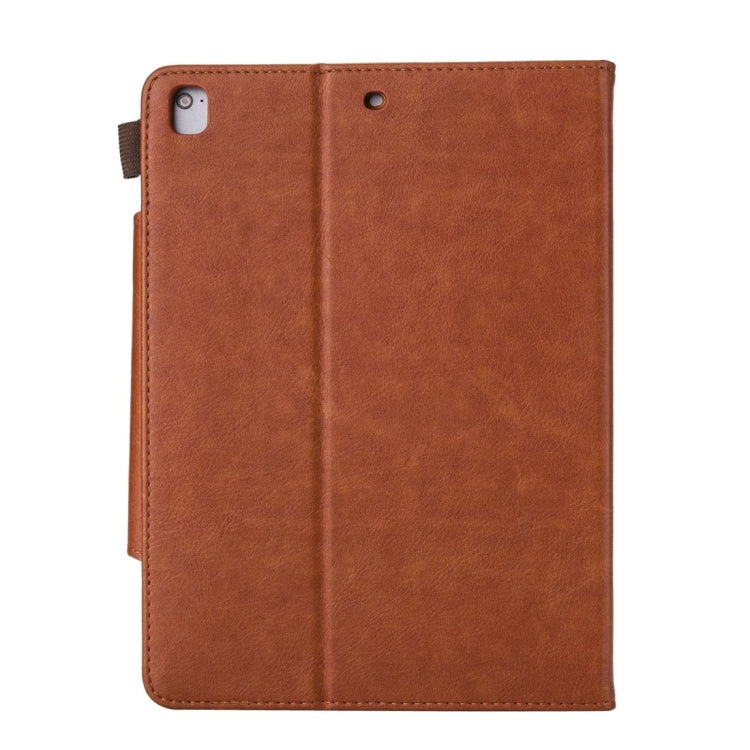 For iPad 10.2 2021 / 2020 / 2019 Business Style Horizontal Flip Leather Case with Holder & Card Slot & Photo Frame & Wallet(Brown) - iPad 10.2 Cases by PMC TechLife | Online Shopping South Africa | PMC TechLife