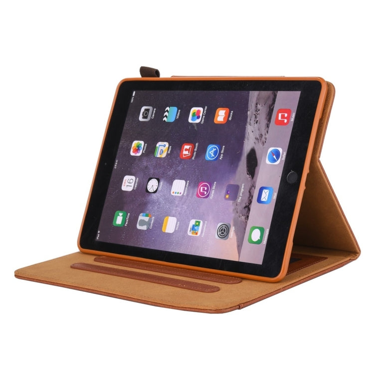 For iPad 10.2 2021 / 2020 / 2019 Business Style Horizontal Flip Leather Case with Holder & Card Slot & Photo Frame & Wallet(Brown) - iPad 10.2 Cases by PMC TechLife | Online Shopping South Africa | PMC TechLife