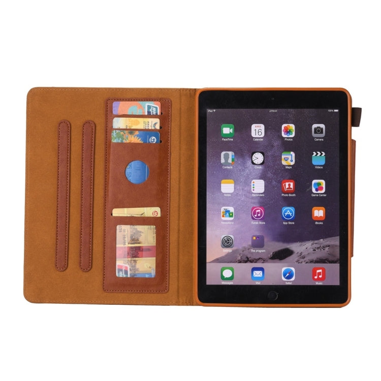 For iPad 10.2 2021 / 2020 / 2019 Business Style Horizontal Flip Leather Case with Holder & Card Slot & Photo Frame & Wallet(Brown) - iPad 10.2 Cases by PMC TechLife | Online Shopping South Africa | PMC TechLife