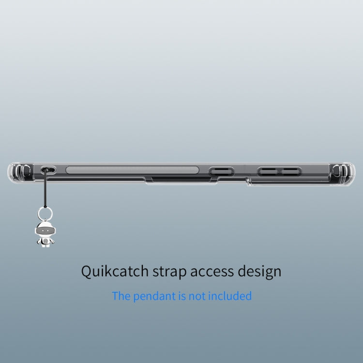 For Samsung Galaxy S21+ 5G NILLKIN Nature TPU Transparent Soft Protective Case(Grey) - Galaxy S21+ 5G Cases by NILLKIN | Online Shopping South Africa | PMC TechLife | Buy Now Pay Later Mobicred