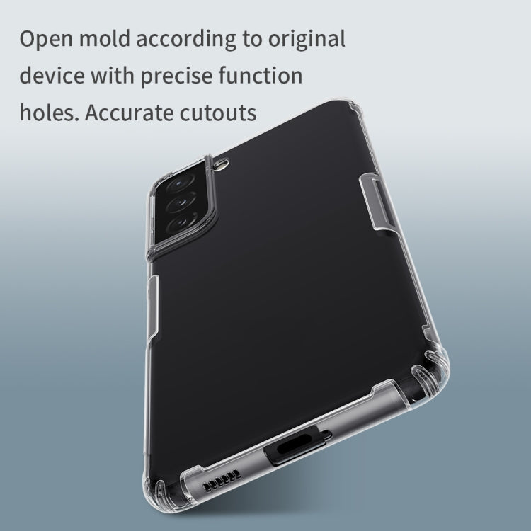 For Samsung Galaxy S21+ 5G NILLKIN Nature TPU Transparent Soft Protective Case(Grey) - Galaxy S21+ 5G Cases by NILLKIN | Online Shopping South Africa | PMC TechLife | Buy Now Pay Later Mobicred