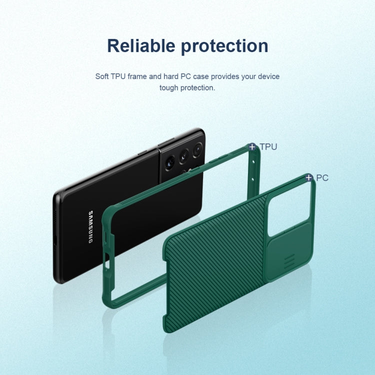 For Samsung Galaxy S21 Ultra 5G NILLKIN Black Mirror Pro Series Camshield Full Coverage Dust-proof Scratch Resistant Phone Case(Black) - free shipping - PMC TechLife - Order now!