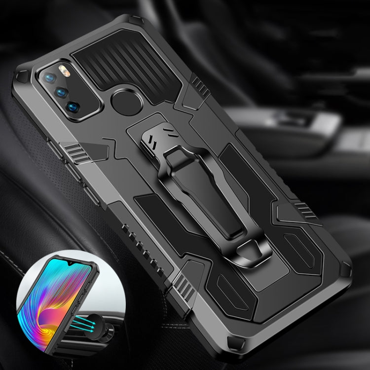 For OPPO Reno5 5G Machine Armor Warrior Shockproof PC + TPU Protective Case(Royal Blue) - free shipping - PMC TechLife - Order now!
