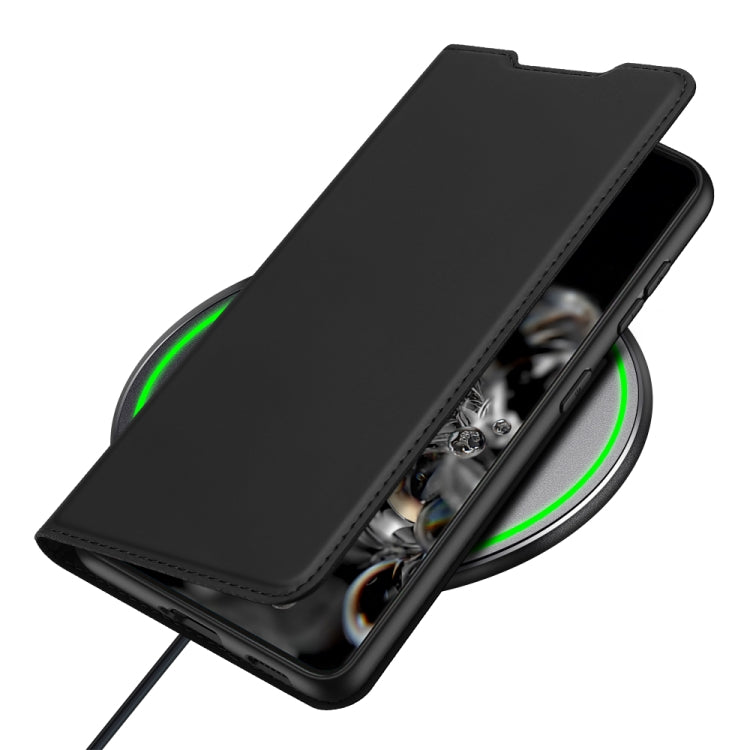For Samsung Galaxy S21 5G DUX DUCIS Skin Pro Series Horizontal Flip PU + TPU Leather Case with Holder & Card Slots(Black) - Galaxy S21 5G Cases by DUX DUCIS | Online Shopping South Africa | PMC TechLife | Buy Now Pay Later Mobicred