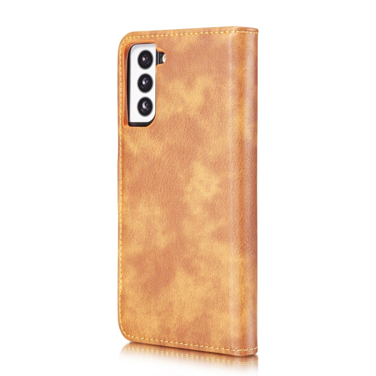 For Samsung Galaxy S21 5G DG.MING Crazy Horse Texture Flip Detachable Magnetic Leather Case with Holder & Card Slots & Wallet(Brown) - free shipping - PMC TechLife - Order now!