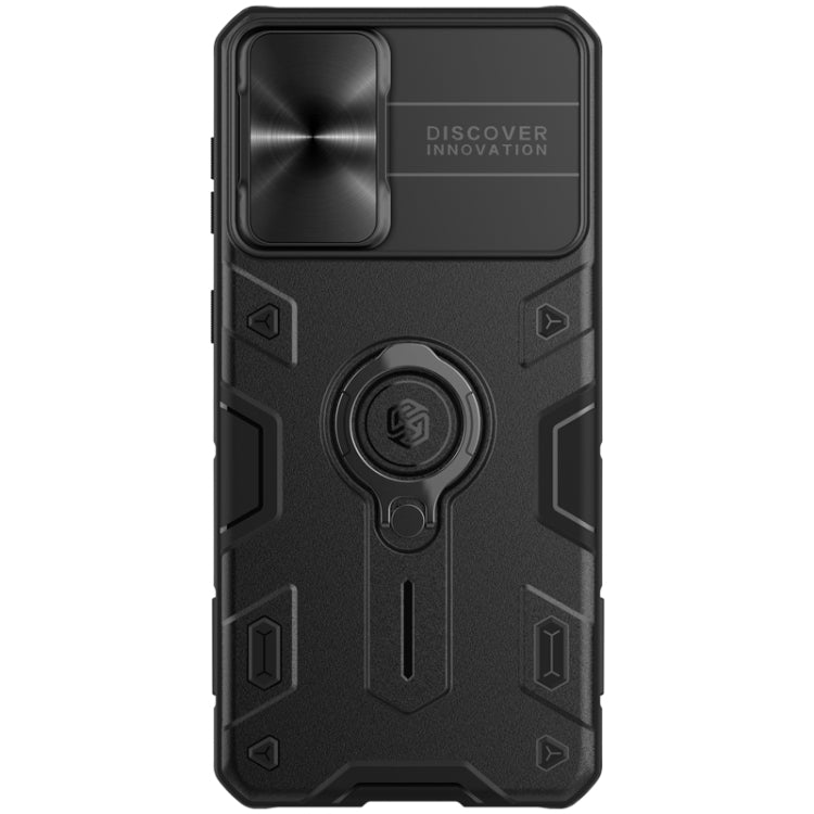 For Samsung Galaxy S21+ 5G NILLKIN Shockproof CamShield Armor Protective Case with Invisible Ring Holder(Black) - Galaxy S21+ 5G Cases by NILLKIN | Online Shopping South Africa | PMC TechLife | Buy Now Pay Later Mobicred