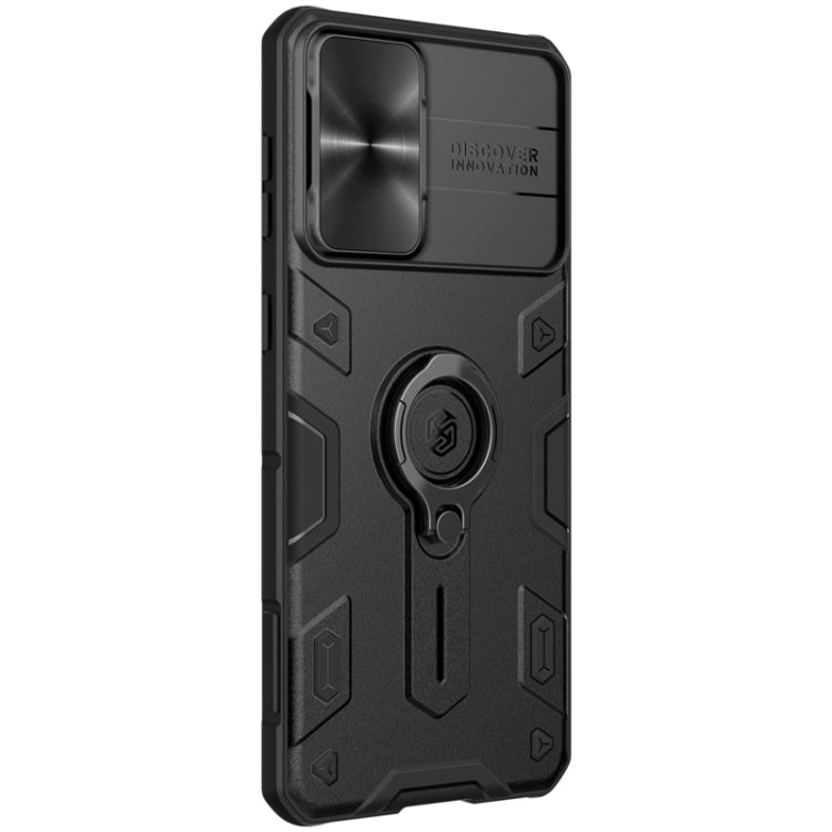 For Samsung Galaxy S21+ 5G NILLKIN Shockproof CamShield Armor Protective Case with Invisible Ring Holder(Black) - Galaxy S21+ 5G Cases by NILLKIN | Online Shopping South Africa | PMC TechLife | Buy Now Pay Later Mobicred