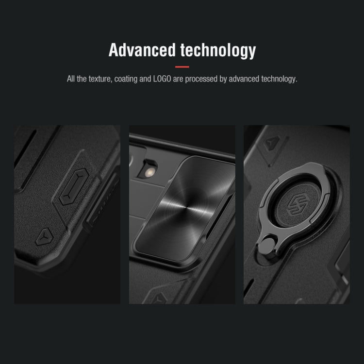 For Samsung Galaxy S21+ 5G NILLKIN Shockproof CamShield Armor Protective Case with Invisible Ring Holder(Black) - Galaxy S21+ 5G Cases by NILLKIN | Online Shopping South Africa | PMC TechLife | Buy Now Pay Later Mobicred