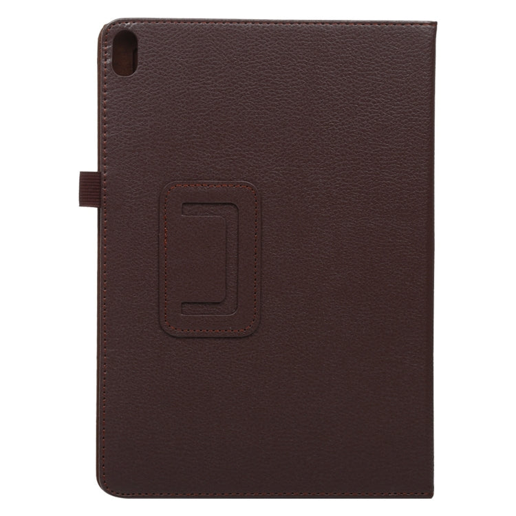 For Lenovo Smart Tab M10 / P10 10.1 inch Litchi Texture Solid Color Horizontal Flip Leather Case with Holder & Pen Slot(Brown) - free shipping - PMC TechLife - Order now!
