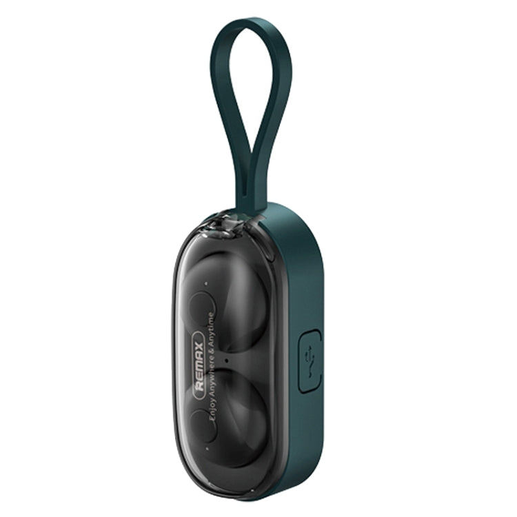 Remax TWS-15 Bluetooth 5.0 Portable Wristband Style True Wireless Stereo Earphone(Green) - free shipping - PMC TechLife - Order now!