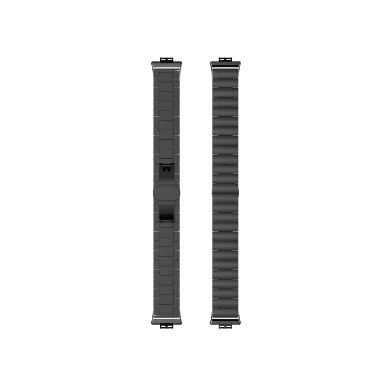 For Huawei Watch Fit Stainless Steel Watch Band(Black) - Watch Bands by PMC TechLife | Online Shopping South Africa | PMC TechLife | Buy Now Pay Later Mobicred
