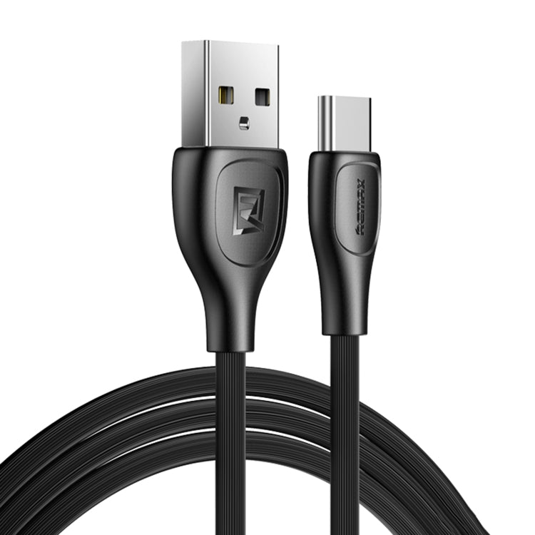 Remax RC-160a 2.1A Type-C / USB-C Lesu Pro Series Charging Data Cable, Length: 1m (Black) - USB-C & Type-C Cable by REMAX | Online Shopping South Africa | PMC TechLife | Buy Now Pay Later Mobicred