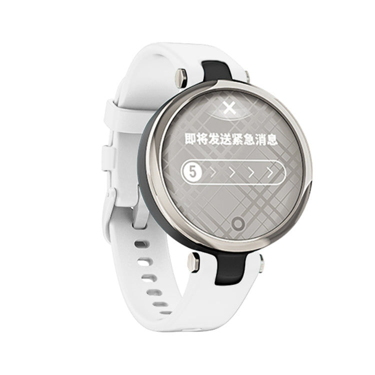Compatible with Garmin Lily Silicone Watch Band(White) - Watch Bands by PMC TechLife | Online Shopping South Africa | PMC TechLife | Buy Now Pay Later Mobicred