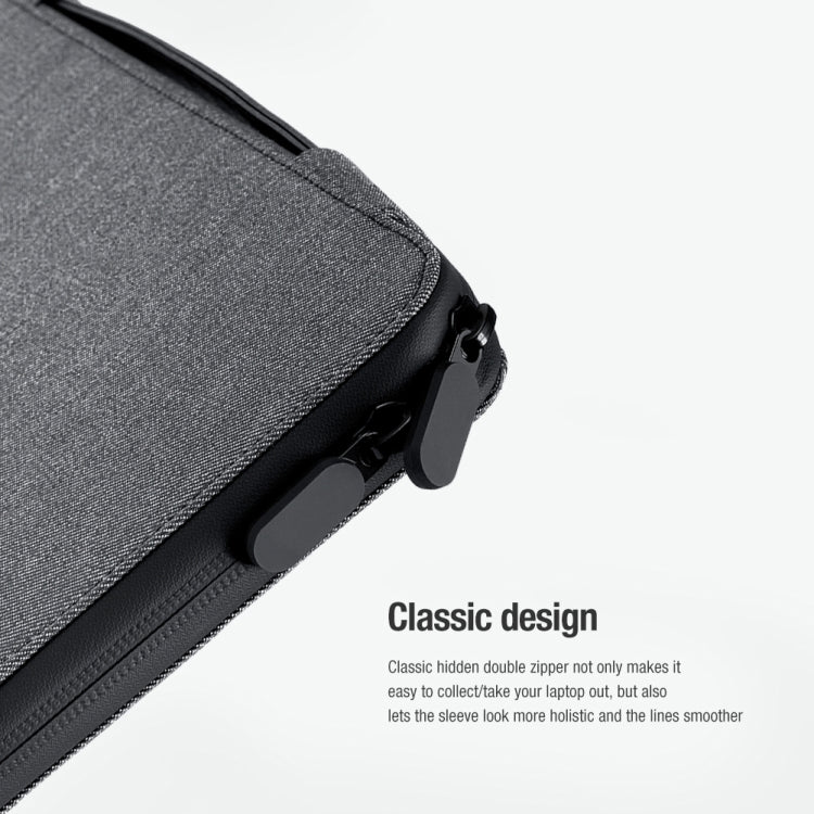 NILLKIN Commuter Multifunctional Laptop Sleeve For 14.0 inch and Below(Blue) - 14.1 inch by NILLKIN | Online Shopping South Africa | PMC TechLife | Buy Now Pay Later Mobicred