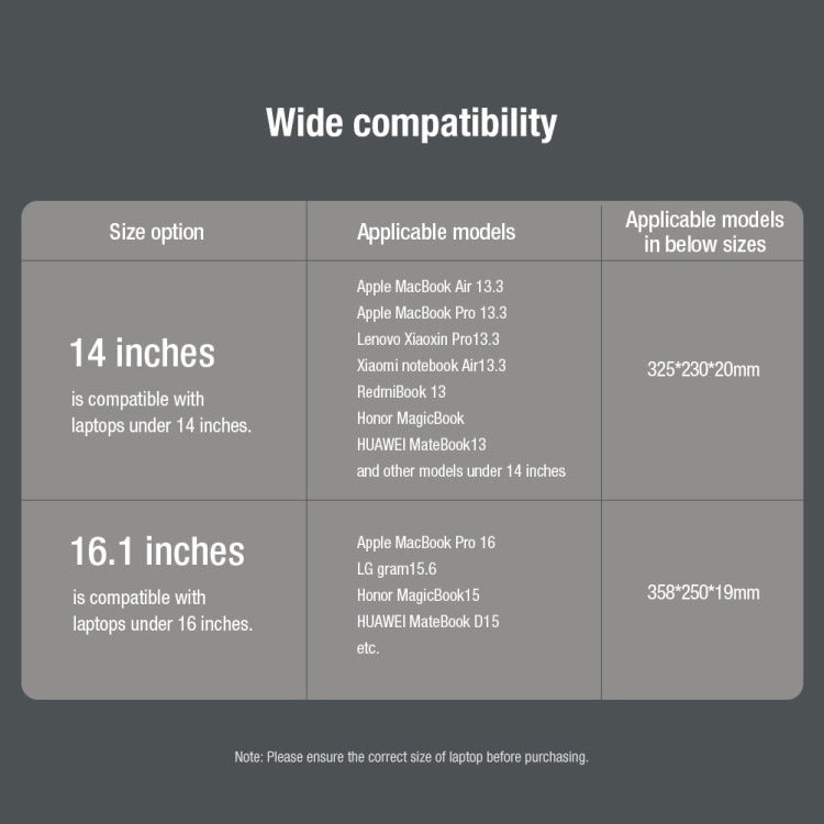 NILLKIN Water Wave Texture Versatile Laptop Sleeve For 14.0 inch and Below(Brown) - free shipping - PMC TechLife - Order now!