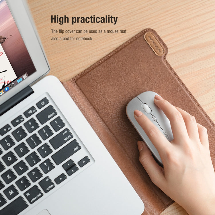 NILLKIN Water Wave Texture Versatile Laptop Sleeve For 14.0 inch and Below(Brown) - free shipping - PMC TechLife - Order now!