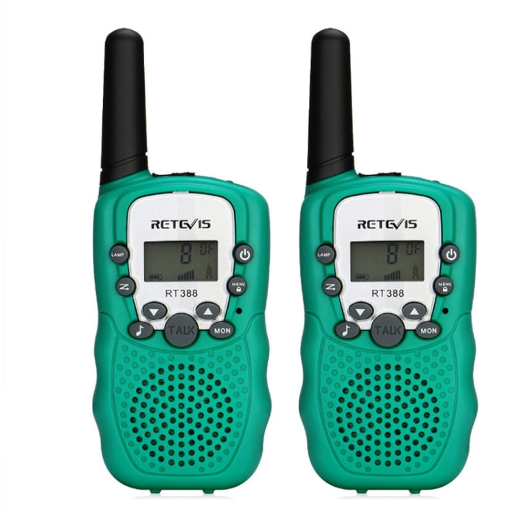 1 Pair RETEVIS RT388 0.5W EU Frequency 446MHz 8CHS Handheld Children Walkie Talkie(Green) - free shipping - PMC TechLife - Order now!