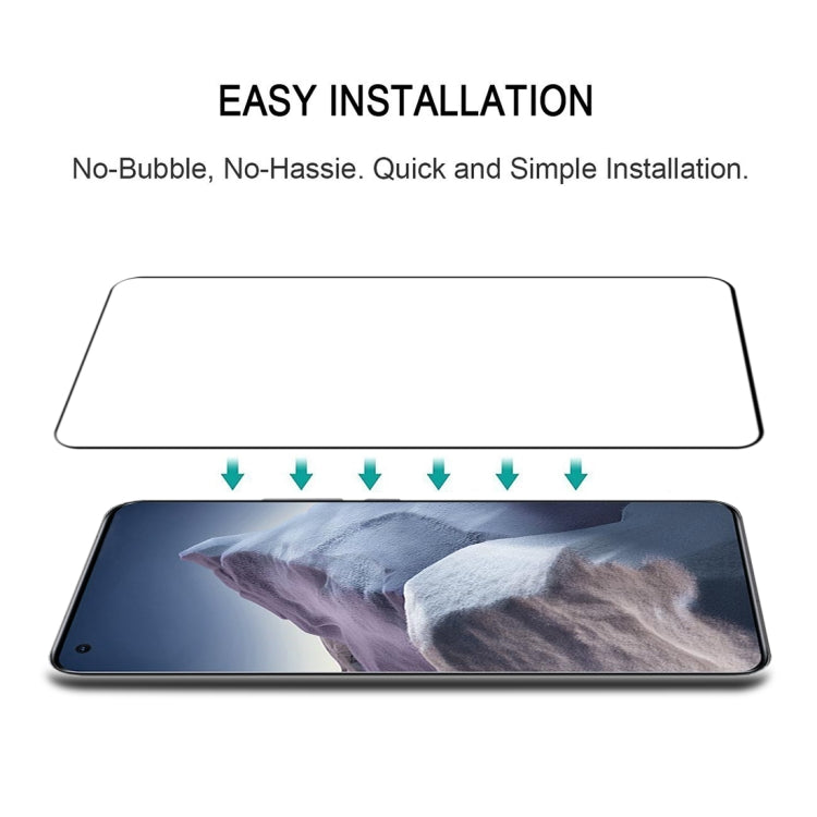 For Xiaomi Mi 11 Ultra 25 PCS Full Glue 9H HD 3D Curved Edge Tempered Glass Film(Black) - Mi 11 Ultra Tempered Glass by PMC TechLife | Online Shopping South Africa | PMC TechLife