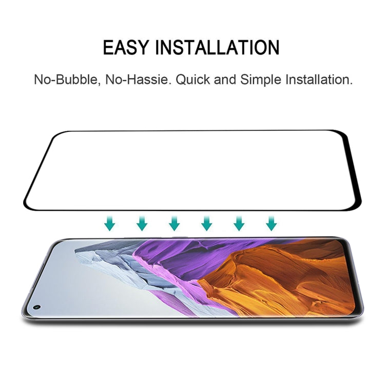 For Xiaomi Mi 11 Pro 25 PCS Full Glue 9H HD 3D Curved Edge Tempered Glass Film(Black) -  by PMC TechLife | Online Shopping South Africa | PMC TechLife