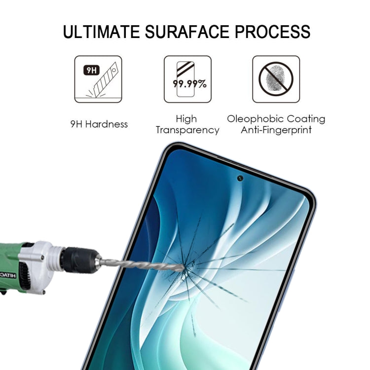 For Xiaomi Mi 11i Edge Glue 25 PCS 9H HD 3D Curved Edge Tempered Glass Film(Black) -  by PMC TechLife | Online Shopping South Africa | PMC TechLife