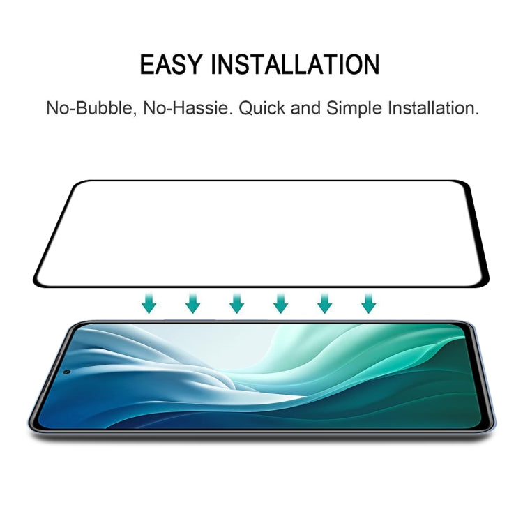 For Xiaomi Mi 11i Edge Glue 25 PCS 9H HD 3D Curved Edge Tempered Glass Film(Black) -  by PMC TechLife | Online Shopping South Africa | PMC TechLife