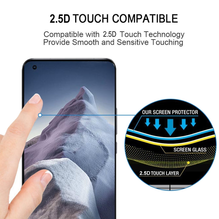 For Xiaomi Mi 11 Ultra Edge Glue 25 PCS 9H HD 3D Curved Edge Tempered Glass Film(Black) - Mi 11 Ultra Tempered Glass by PMC TechLife | Online Shopping South Africa | PMC TechLife