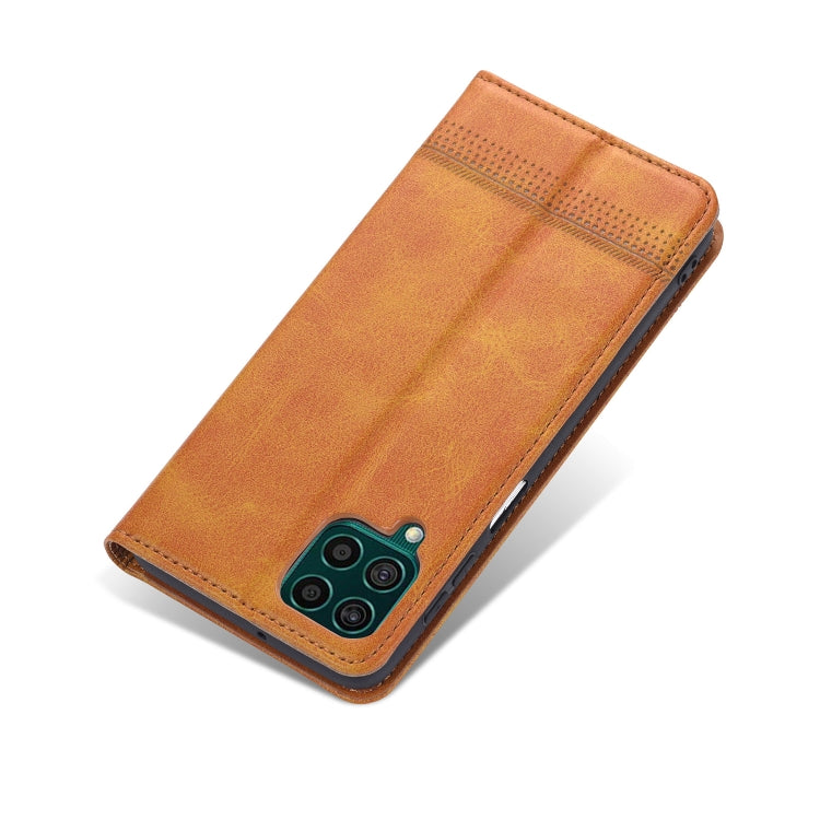 For Samsung Galaxy M62 / F62 AZNS Magnetic Calf Texture Horizontal Flip Leather Case with Card Slots & Holder & Wallet(Dark Green) - free shipping - PMC TechLife - Order now!